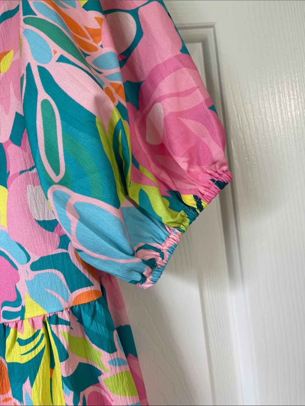 Floral Print Baby Doll Dress - Picture 6 of 10